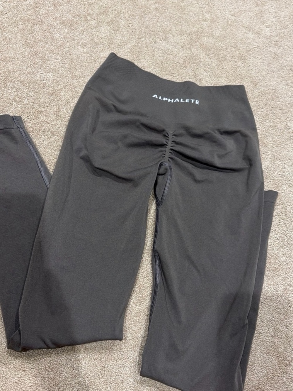 Alphalete Amplify Brown Leggings